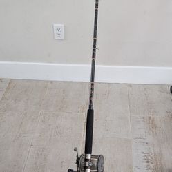 Custom Ocean Reef Fishing Rod  + Penn Long Beach 68 Reel
