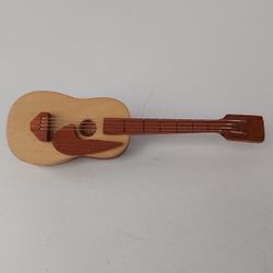 Wooden Guitar Pin 