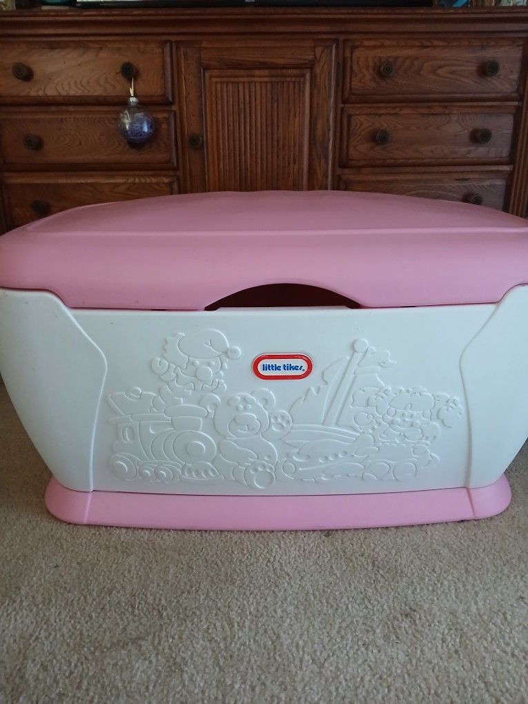 Giant Pink Vintage Little Tikes Toy Chest 