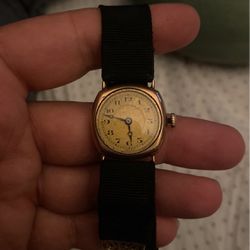 12k Gold Vintage Swiss Watch 