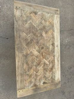 Solid wood table