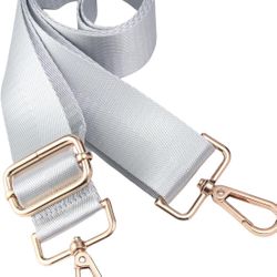 Purse Strap Bag Strap for Women Adjustable Crossbody Backpack Handbag Crossbody Bag Replacement Strap Silver/Gold
