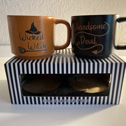 New His & Her Halloween Coffee Mugs