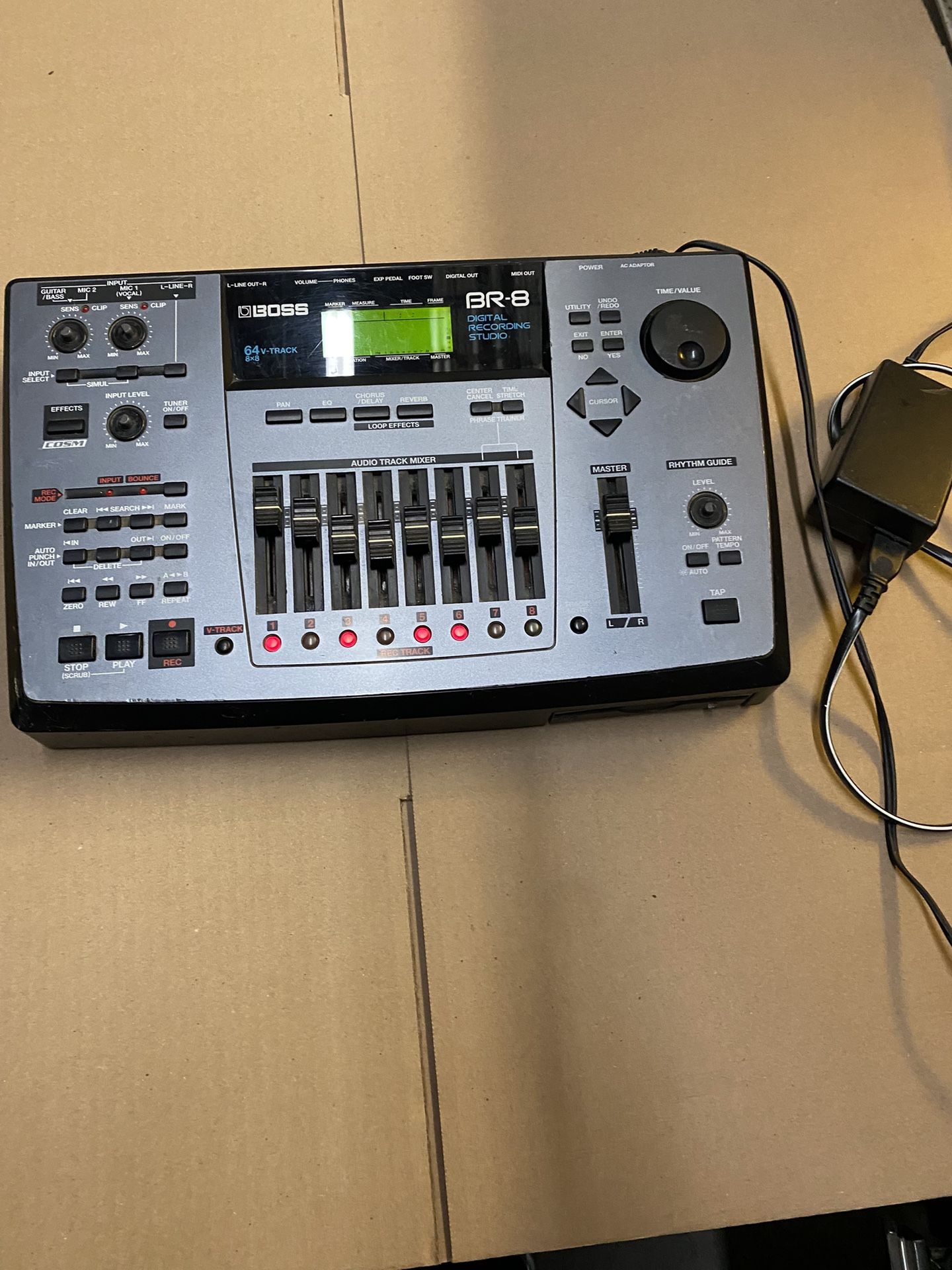 Boss BR-8 DIGITAL RECORDING Audio track mixer