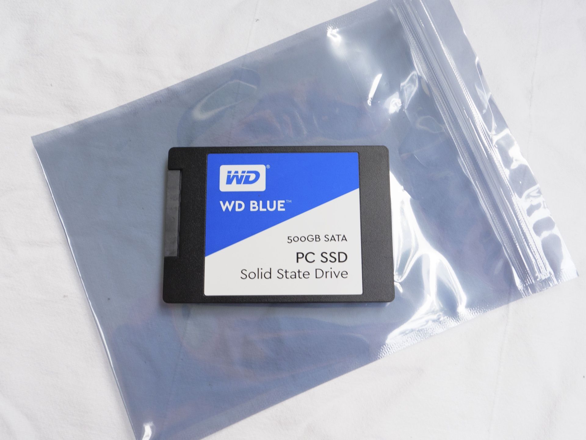 WD BLUE 500GB 2.5" SATA SSD HARD DRIVE WDS500G1B0A - good shape tested works