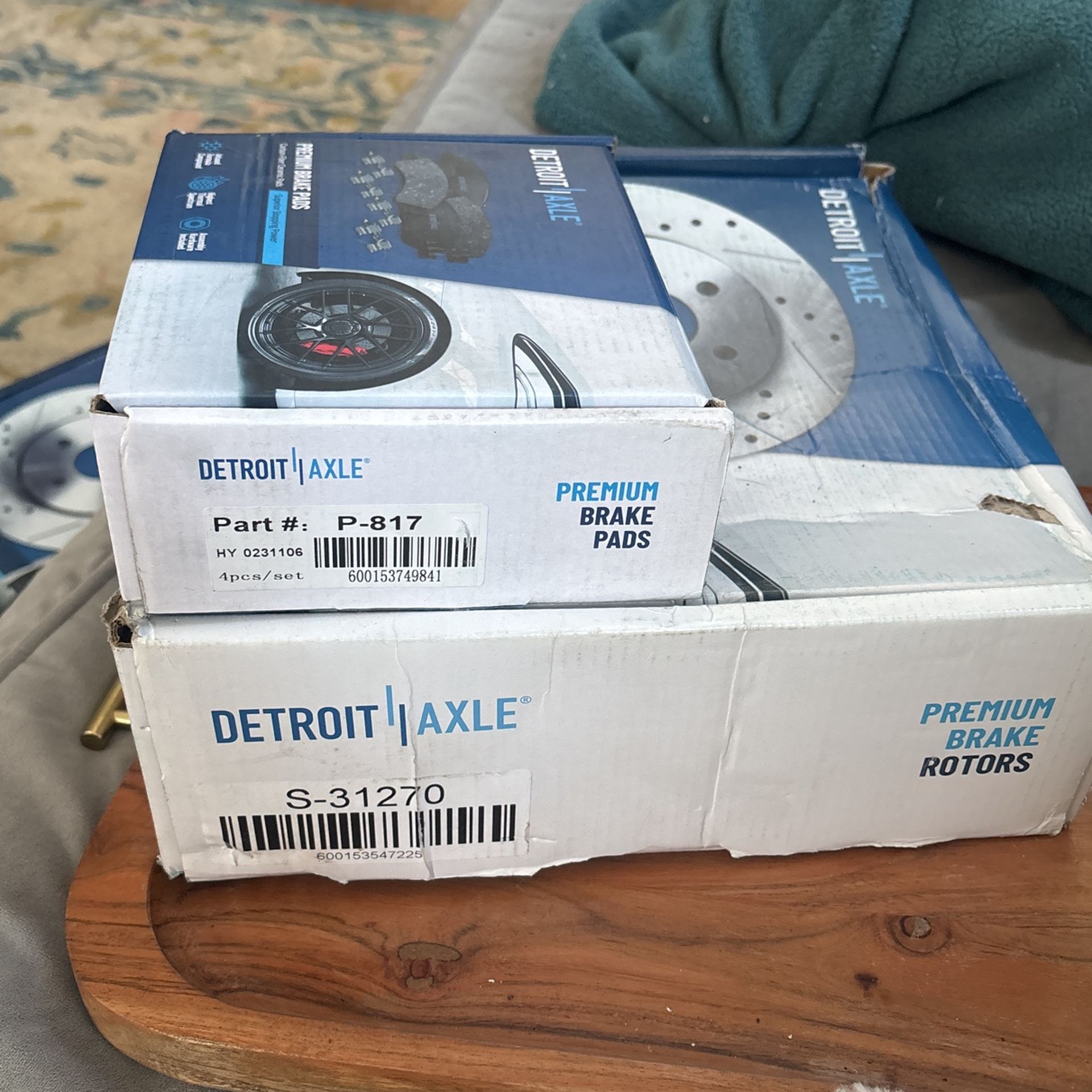 Detroit Axle Brake Pads And Rotors