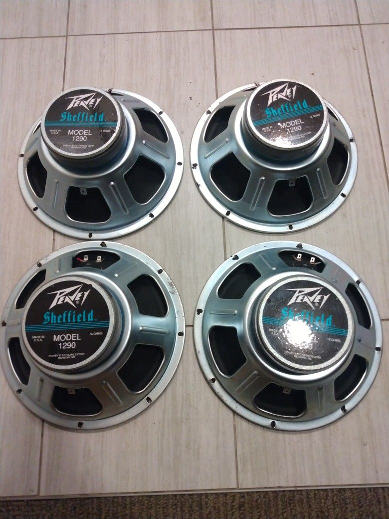 4 12" Speakers Peavey Model 1290