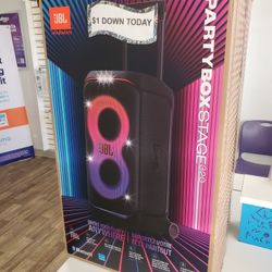 JBL Partybox Stage 320 Bluetooth Speaker - Pay $1 DOWN AVAILABLE - NO CREDIT NEEDED