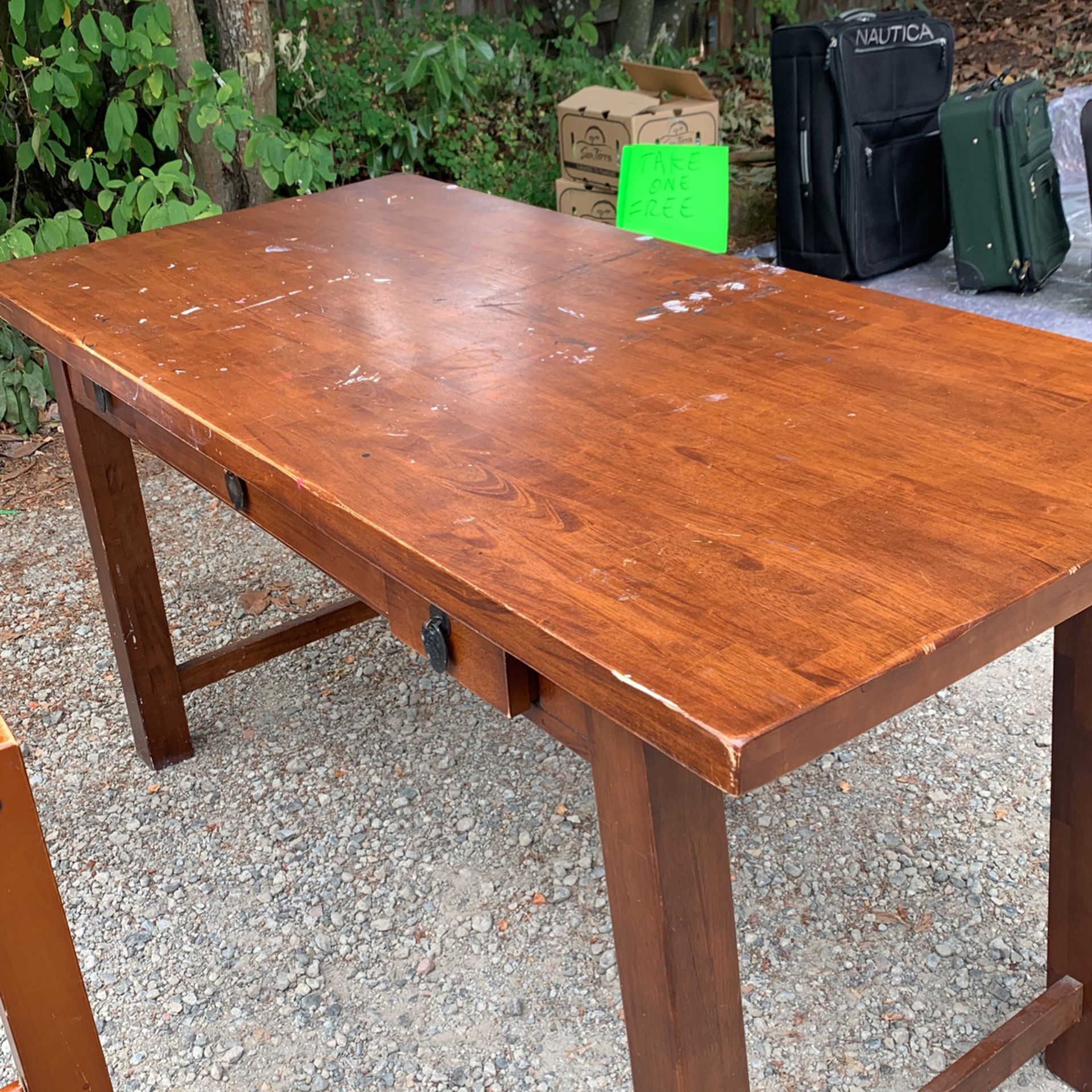 Solid Wood Desk  