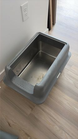 Stainless Steel Cat Litter Tray