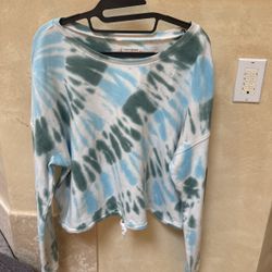 Lucky Brand Tye Dye Beach Sweat Shirt XL