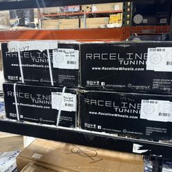 Set Of 4 Raceline Rims Black 131B-77586+40