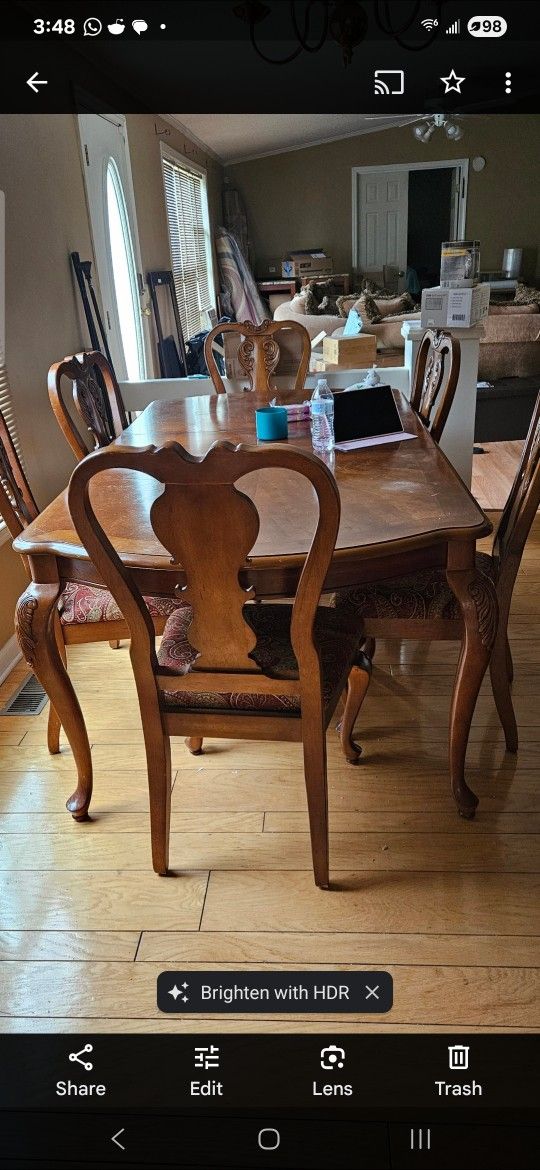 Dining Table And China Cabinet