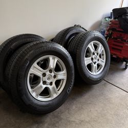 Toyota Wheels Tundra Sequoia Stock And Michelin Tires 5x150 