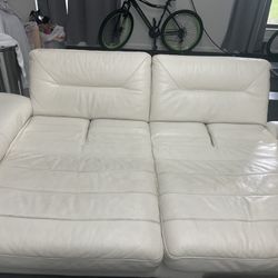 White Leather Furniture 
