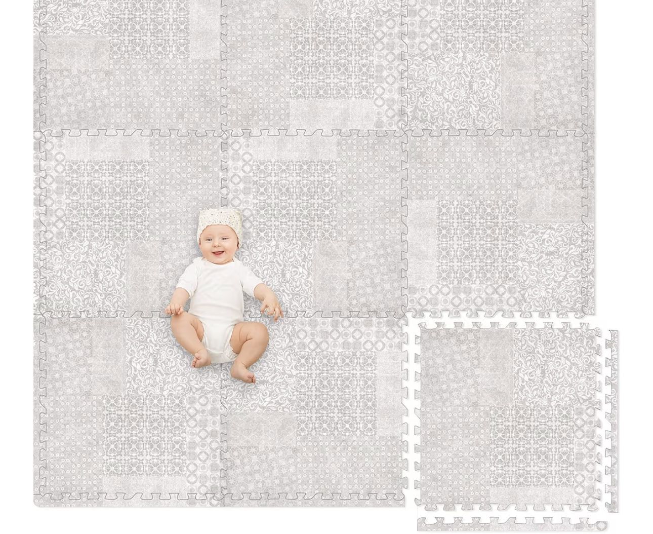 New- Playplatoon Extra Thick 72x72 Puzzle Play Mat