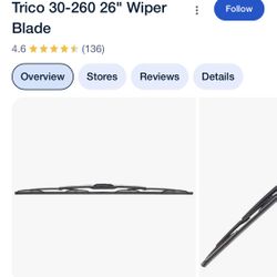 Trico 30-260 26” Windshield Wiper Blades