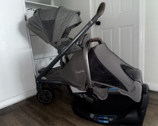 Nuna Stroller and Infant Car Seat with Base