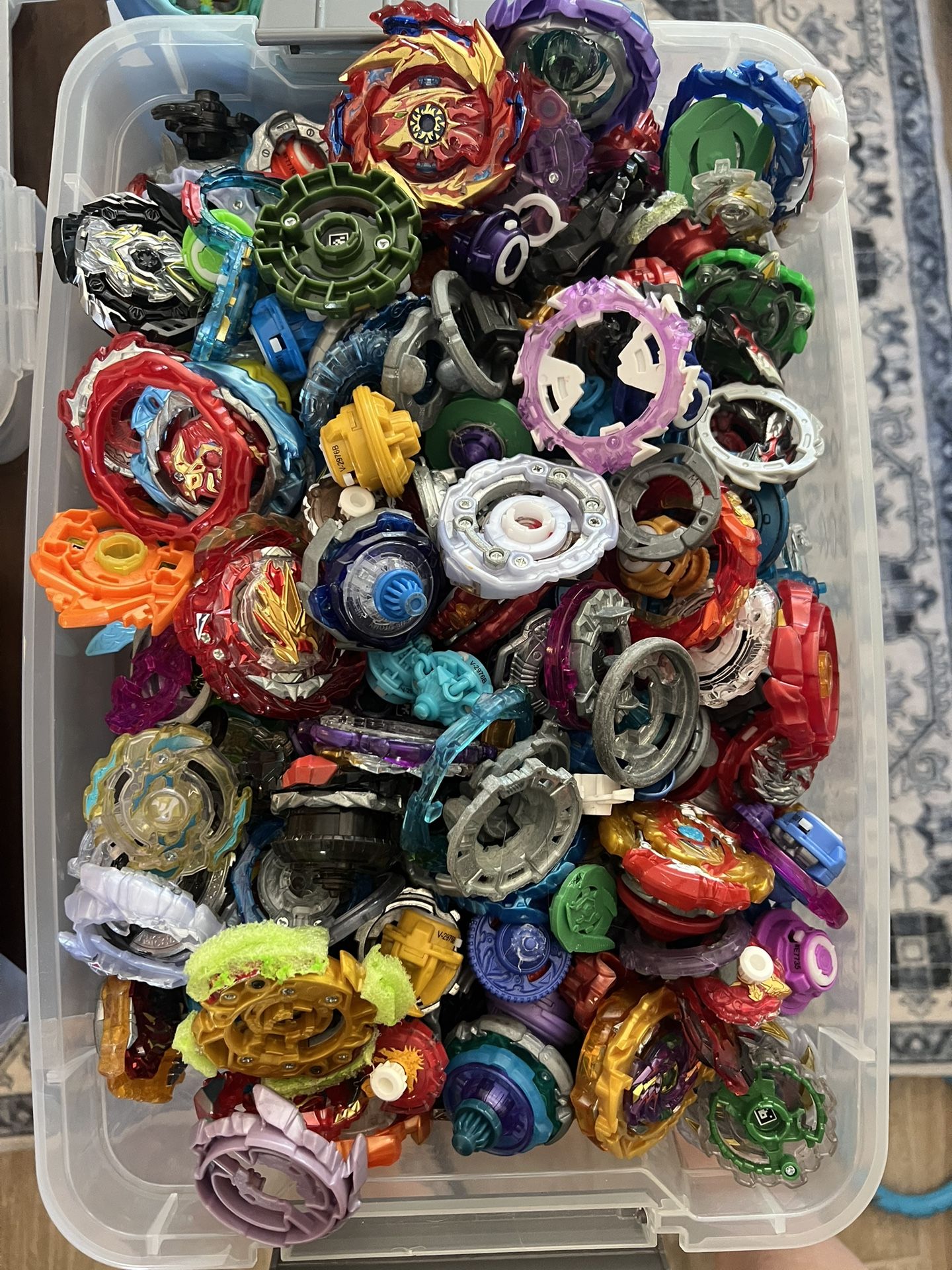 Beyblades And Stadiums And Launchers