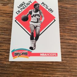 Mike Dunleavy 1976 to 1989 NBA hoops 1990 NBA card