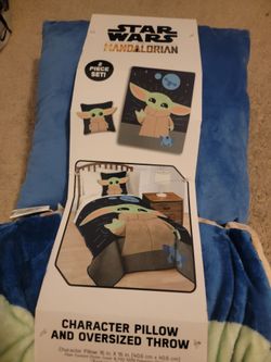 Star Wars, Mandalorian Pillow and Throw