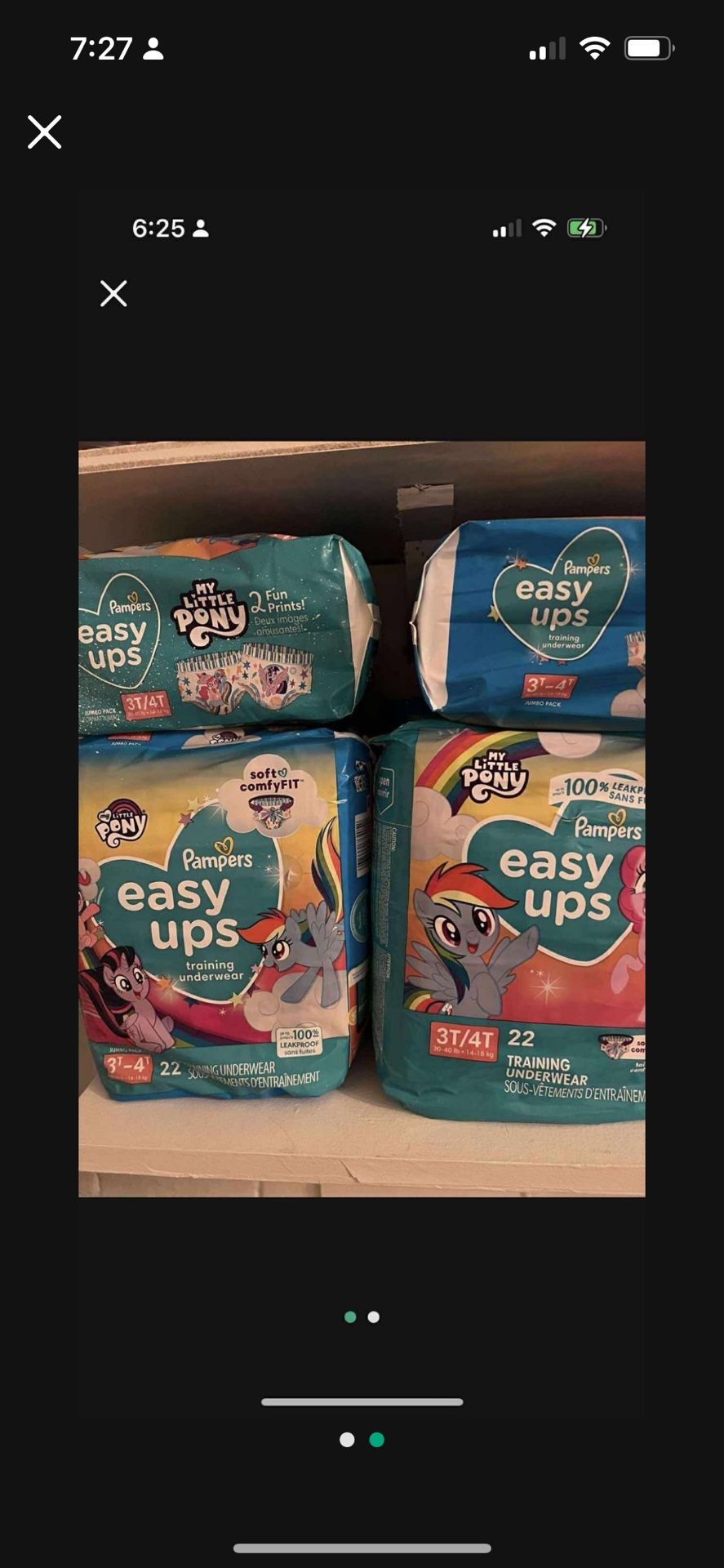 Pampers 2/$15