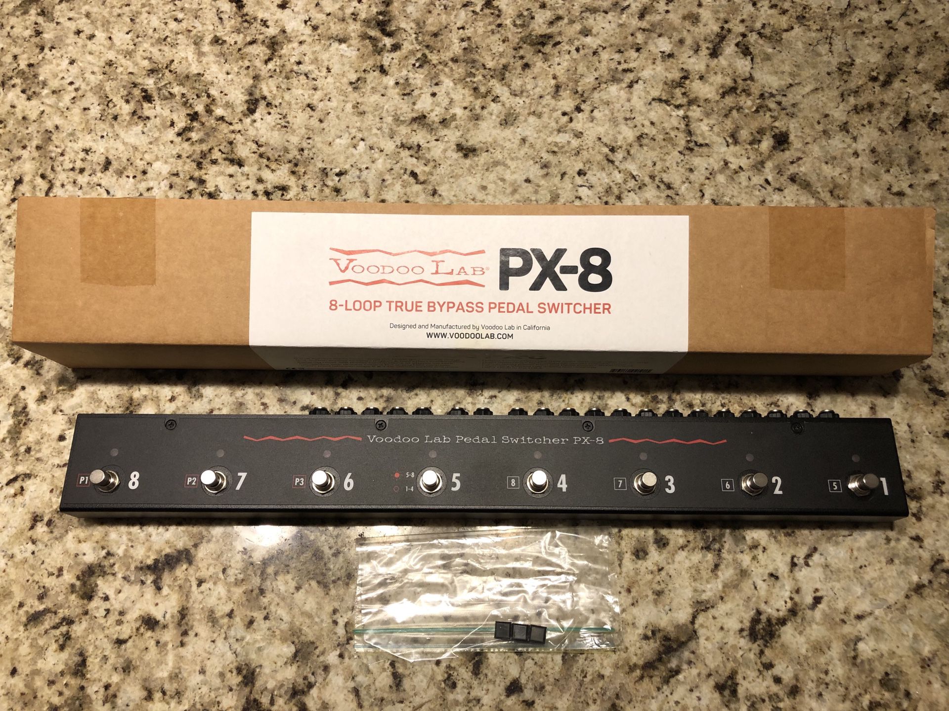 Voodoo Lab PX-8 True Bypass Pedalboard Effect Switcher