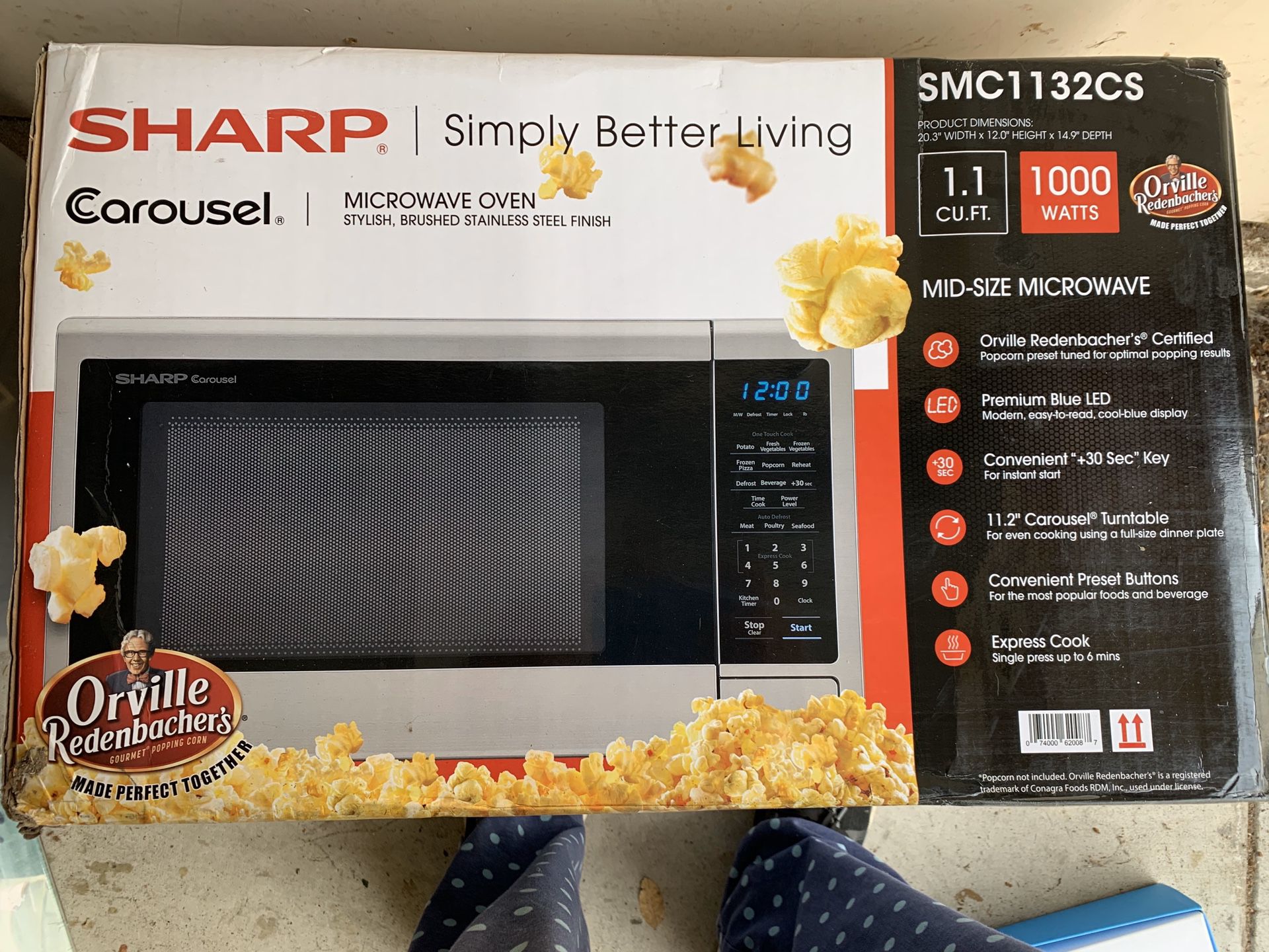 Sharp SMC1132SC Microwave - unopened!