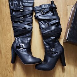 Womens Long Boots High Heeled