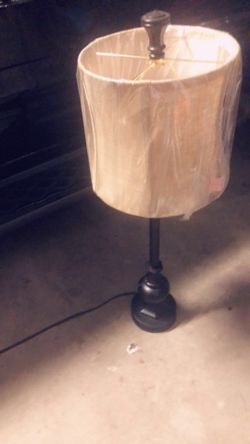 Cream lamp brand new