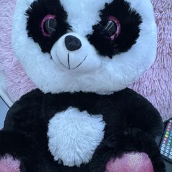 Black and White Plush Panda Bear