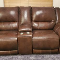 Leather Recliner Couch For Two