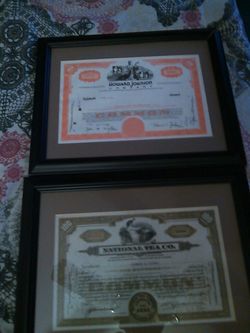 Old stock bonds