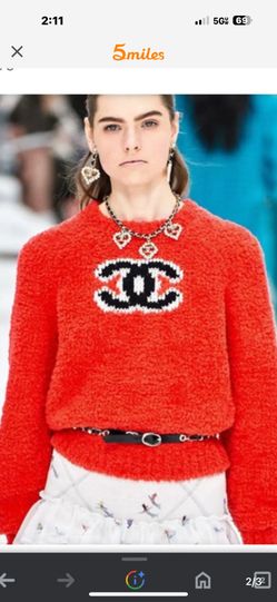 Chanel teddy bear sweater