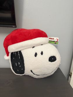 Peanuts Snoopy Christmas Plush Pillow