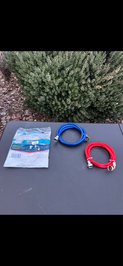 Dr. Rooter 5 ft Hot and Cold Water Supply Hoses 2 pc for Washing Machine-brand new/never used.