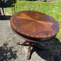 Round Mahogany Table