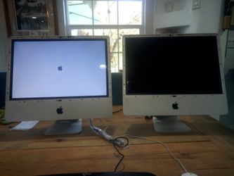 2 20" Apple Imac All in one computers