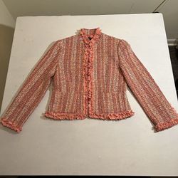 Vintage 80s Apostrophe Boule Jacket Womens Size 8 Msrp $68 Bohemian/hippie