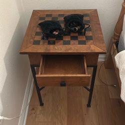 Checkers /chess Side Table