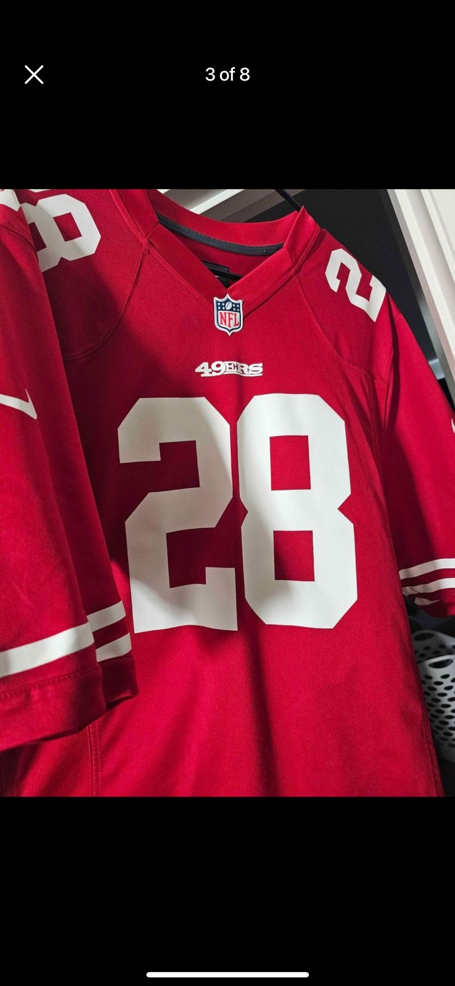 Nike 49ers Hyde Jersey