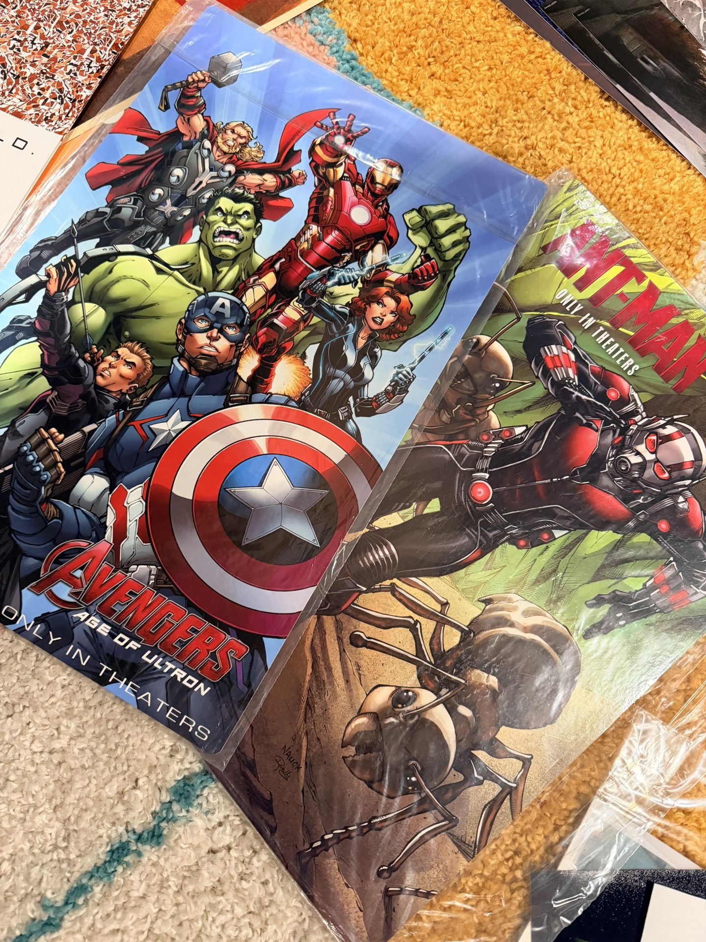 Marvel Ant-Man Avengers Ultron Movie Promo Posters Disneyland