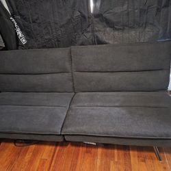 Mainstays Pillow Top Futon (Charcoal)