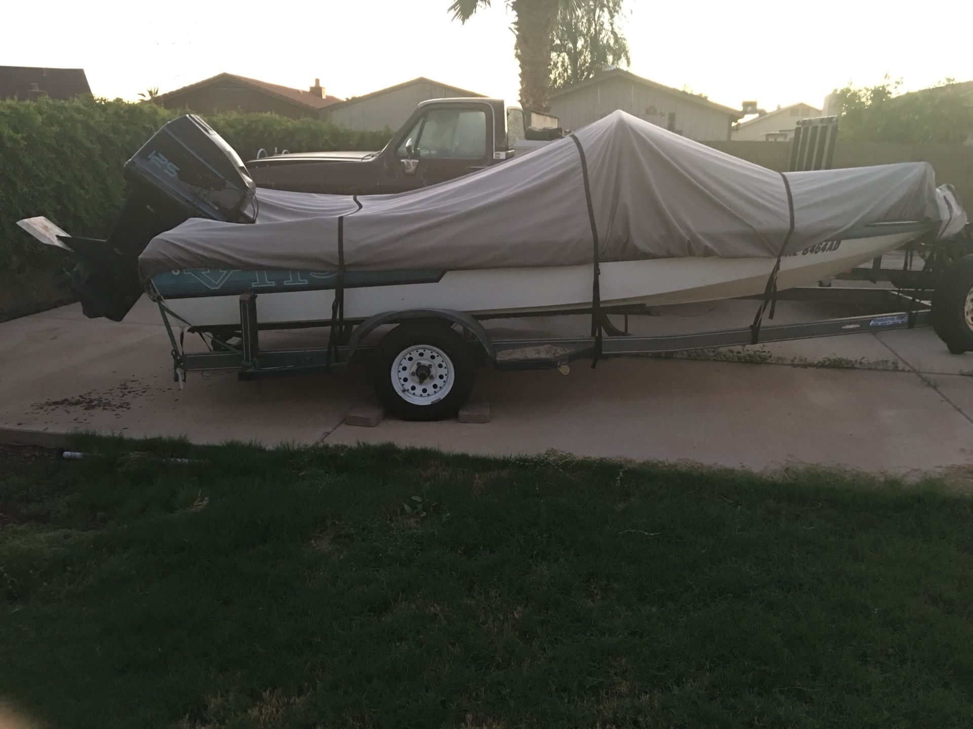 VIP bass boat 125 force outboard