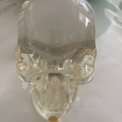 Decorative Glass Skull 
