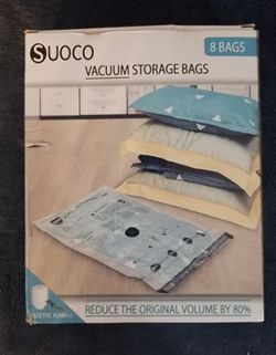 NEW: Vacuum seal bags w/ electric pump