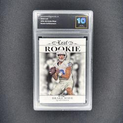 2023 Patriots Drake Maye Rookie Card RC Gem Mint 10
