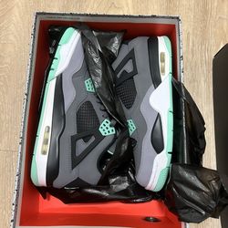 2013 Jordan Retro 4 Green Glow Size 8