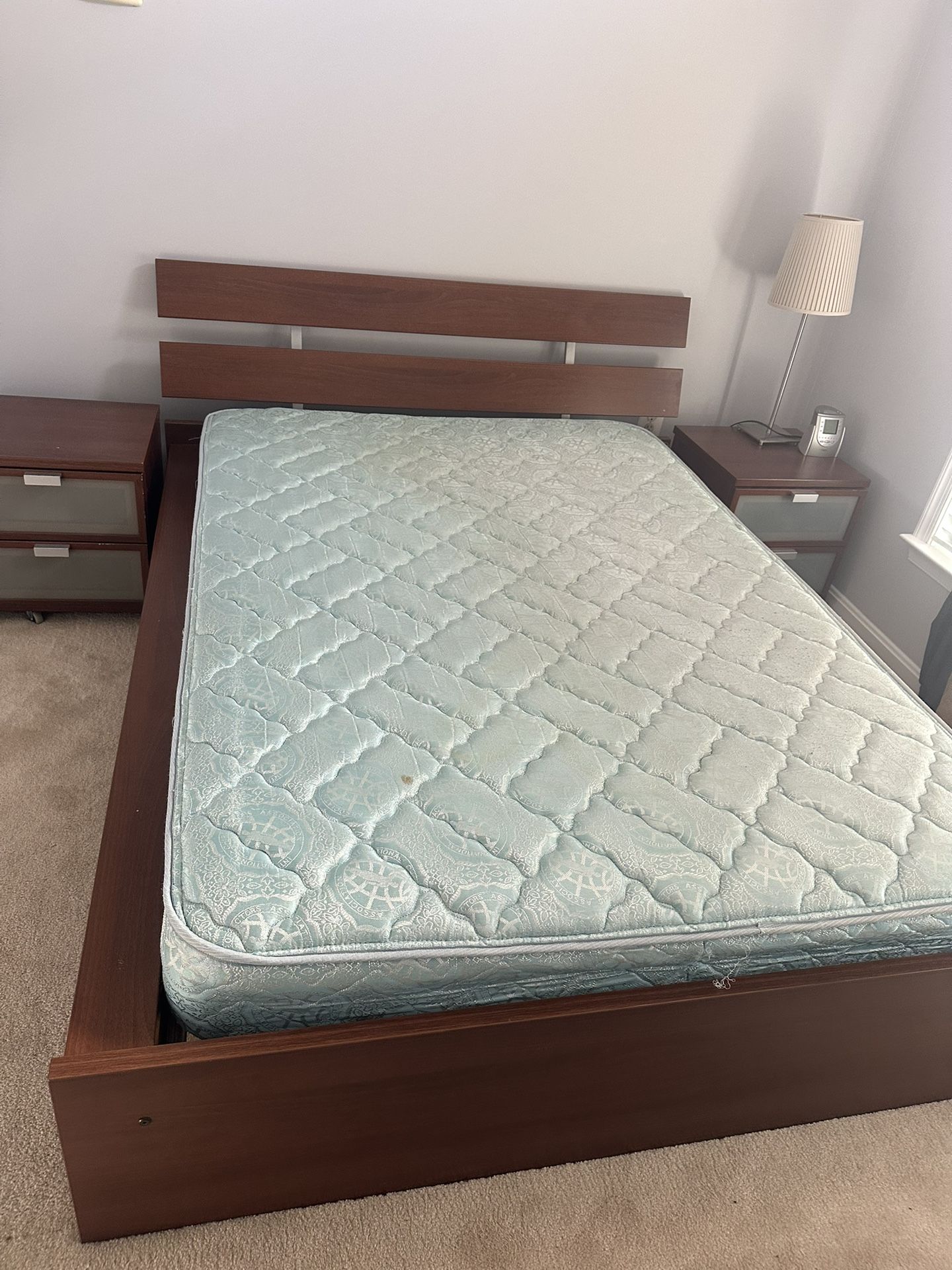 Full Bed frame And Mattress