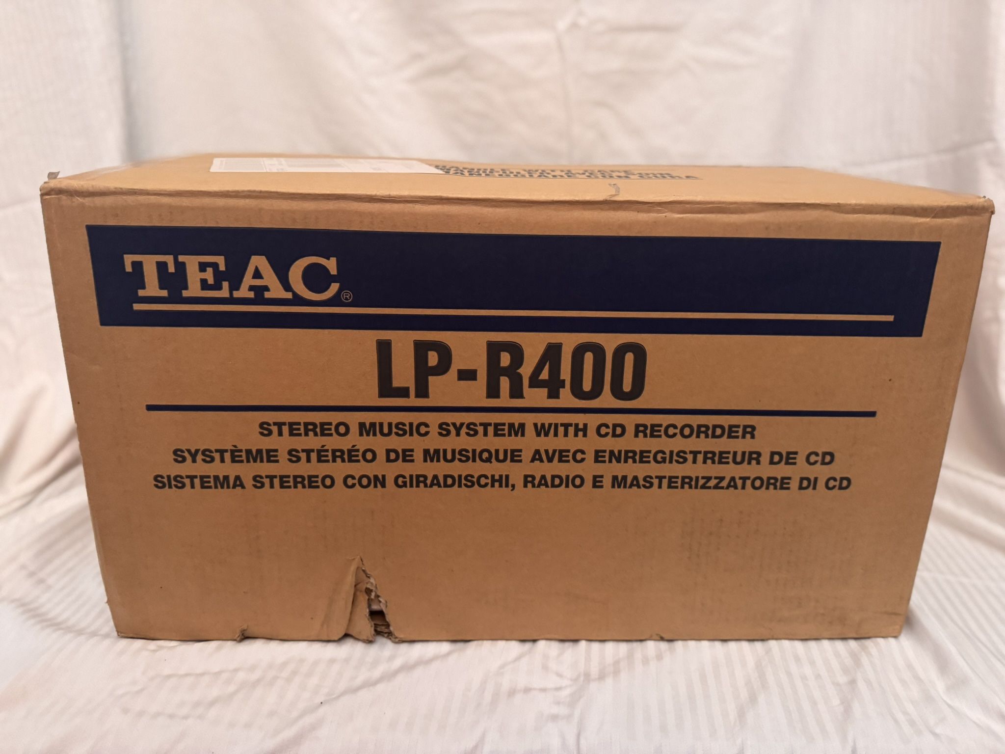 Brand New TEAC LP-R400 Stereo Music System with CD Recorder – Sealed in Box
